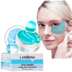 Гидрогелевые патчи для глаз с гиалуроновой кислотой 60 шт. Lanbena Hyaluronic