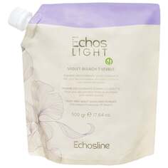 Профессиональный осветлитель для волос фиолетовый, пакетик, 500 г Echosline Echoslight