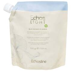 Профессиональный осветлитель для волос синий, пакетик 500г Echosline Echoslight