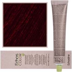 Кремовая, стойкая краска для волос с пчелиным воском 100мл 5.66 Интенсивный Красный Светлый Каштан Echosline, Estyling Echos Color, Echosline Estyling