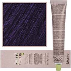 Кремовая, стойкая краска для волос с пчелиным воском 100мл ФИОЛЕТОВЫЙ Фиолетовый Echosline, Estyling Echos Color, Echosline Estyling