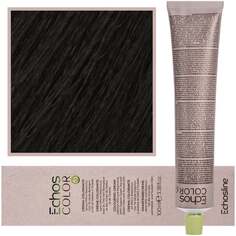 Кремо-стойкая краска для волос с пчелиным воском 3.0 Темный Каштан, 100 мл Echosline, Echos Color