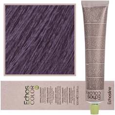 Кремо-стойкая краска для волос с пчелиным воском 5.27 Светло-коричневый Каштан Фиолетовый, 100 мл Echosline, Echos Color