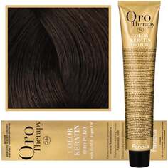 Краска для волос, 100 мл Fanola, Oro Therapy, Color Keratin Oro Puro, 5.00