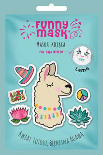 Успокаивающая тканевая маска Лама, 1 шт. Marion, Funny Mask