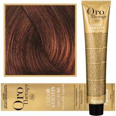 Краска для волос, 100 мл Fanola, Oro Therapy, Color Keratin Oro Puro, 6.34