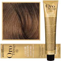 Краска для волос 7.14, 100 мл Fanola, Oro Therapy, Color Keratin Oro Puro