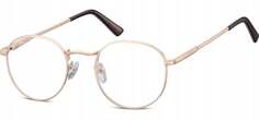 Женские мужские очки Lenon, золотая оправа, оптика, SUNOPTIC