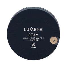 Матовая прессованная пудра, 3, 10 г Lumene, Stay Luminous Covering