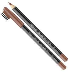 Карандаш для бровей с кисточкой 01 Sienna, 1 г Vipera, Professional Brow Pencil