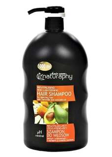 Восстанавливающий и осветляющий шампунь для светлых и сухих волос с экстрактом ромашки и авокадо 1л, Blux Cosmetics