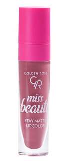 Матовая губная помада Golden Rose Miss Beauty Stay Matte Lipcolor – 03 Rose Wood