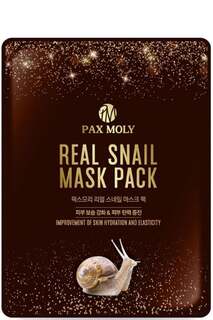 Тканевая маска с фильтратом слизи улитки, 25мл Pax Moly