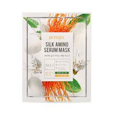 Г - питательная маска с шелком Petitfee Silk Amino Serum Mask 25