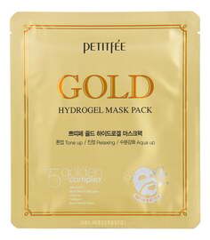 Гидрогелевая увлажняющая и успокаивающая маска, 32 г Petitfee, Gold