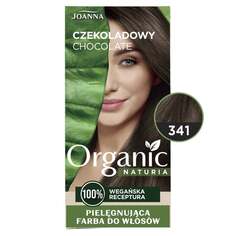 Джоанна, Naturia Органическая ухаживающая краска для волос 341 Шоколад, Joanna