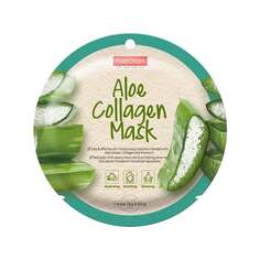 Коллагеновая маска в листах алоэ 18г Purederm, Aloe Collagen Mask