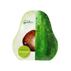 Увлажняющая тканевая маска Avocado Mask, 20 мл Purenskin