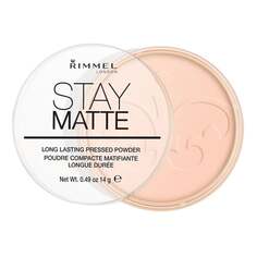 Пудра 002 «Розовые цветы», 14 г Rimmel, Stay Matte