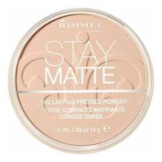 Матирующая пудра для лица 010 «Теплый мед», 14 г Rimmel, Stay Matte