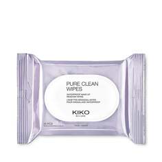 Салфетки для лица, глаз и губ 25 шт. KIKO Milano, Pure Clean Wipes
