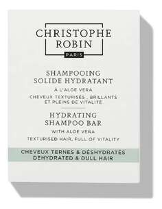 Нежно очищающий шампунь для волос и тела, 100 г Christophe Robin, Hydrating Shampoo Bar With Aloe Vera