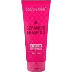 Шампунь для реконструкции и регенерации волос, интенсивно укрепляет пряди, уменьшает ломкость, 200мл Cocochoco Ceramine Shampoo -