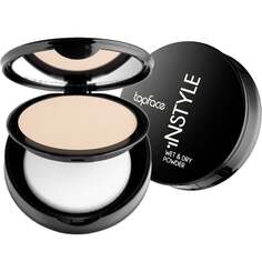 Пудра для влажного и сухого применения 002, 10 г Topface, Instyle Wet&amp;Dry Powder