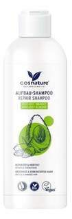 Натуральный регенерирующий шампунь для волос с авокадо и миндалем, 250 мл Cosnature, Repair