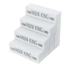 Полировщик для ногтей Mani King 100/180, ManiKing