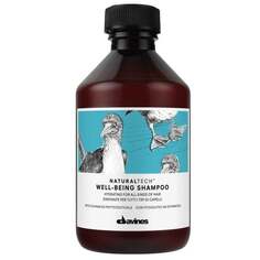 Ежедневный шампунь для здоровых волос, 250 мл Davines, Naturaltech Wellbeing Shampoo