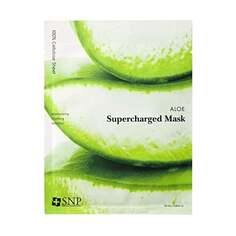 Успокаивающая тканевая маска с алоэ, 25 мл Snp, Aloe Supercharged Mask