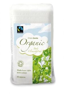 Просто нежные ватные диски из органического хлопка., Simply Gentle