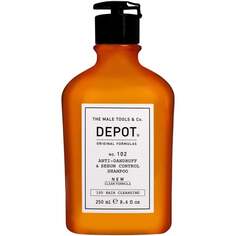 Депо, НЕТ. 102 Anti-Dandruff, Очищающий шампунь для волос против перхоти для мужчин без SLS, 250 мл, Depot