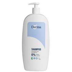 Мягкий шампунь для волос 1000мл Derma, Family Shampoo