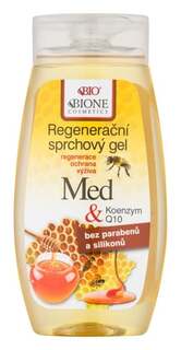 Мед + Q10, регенерирующий гель для душа, 260 мл Bione Cosmetics