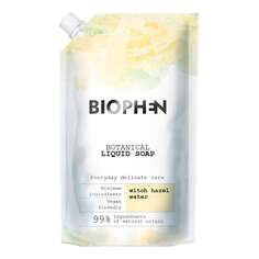 Жидкое мыло Botanical Liquid Soap со сменным блоком Hazel Water, 400 мл, Biophen
