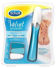 Электронная пилочка для ногтей Scholl, Velvet Smooth, Nail Care