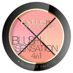Палитра румян для моделирования лица, 12 г Eveline Cosmetics, Blush Sensation