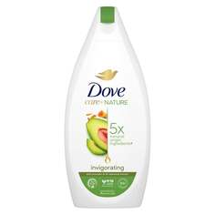 Бодрящий гель для душа Dove Care By Nature - Масло авокадо и экстракт календулы 400 мл