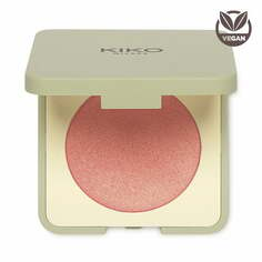 Компактные румяна с естественным результатом 101 Coral View 6г KIKO Milano, Green Me Blush