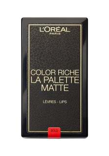 Палетка помад Bold, 6х1 г L&apos;oreal Paris, Color Riche La Palette Matte Lips, L&apos;oréal Paris L'Oreal