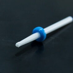 Керамический нож для кутикулы с маленьким шариком M 3/32&quot; D0303T M - средний синий, AllePaznokcie