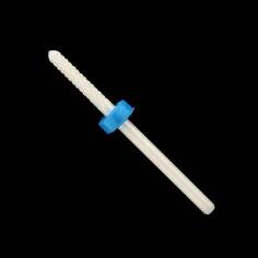 Керамический нож для кутикулы, маленький шарик, м 3/32&quot; - средний синий, AllePaznokcie