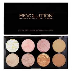 Набор румян, бронзаторов и хайлайтеров Golden Sugar, 13 г Makeup Revolution, Palette Blush