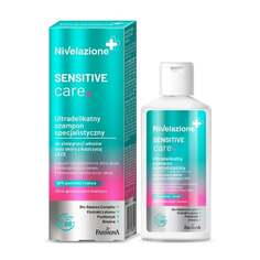 Специализированный шампунь Ultra-gentle Sensitive Care для волос и кожи при псориазе и атопическом дерматите 100мл Farmona Nivelazione+