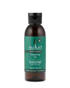 Детоксицирующее и очищающее масло для снятия макияжа, 125 мл Sukin, Super Greens