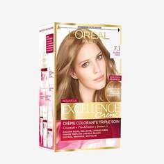 Темно-золотистый блондин Loreal Excellence Crème 7.3, L&apos;oréal Paris L'Oreal