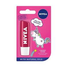 Ухаживающая губная помада 4,8 г Nivea, Cherry Shine Limited Edition