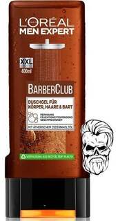 Парфюмированный гель для душа для мужчин тело, лицо, борода XL 300мл LOREAL MEN expert Barber Club, L&apos;oréal Paris L'Oreal